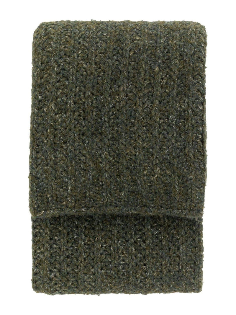 Gallery Home green melange knit throw 130x200cm (British brand)