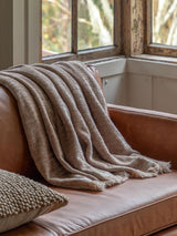 Next Gallery Home Natural Willow Chenille Throw- Buy online at McGrocer