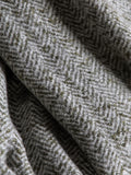 Gallery Home green herringbone faux fur throw - British product