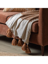 Next Gallery Home Orange Dolby Woven Throw- Buy online at McGrocer