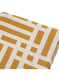 Gallery Home Yellow Merton Knitted Tassel Throw, UK version