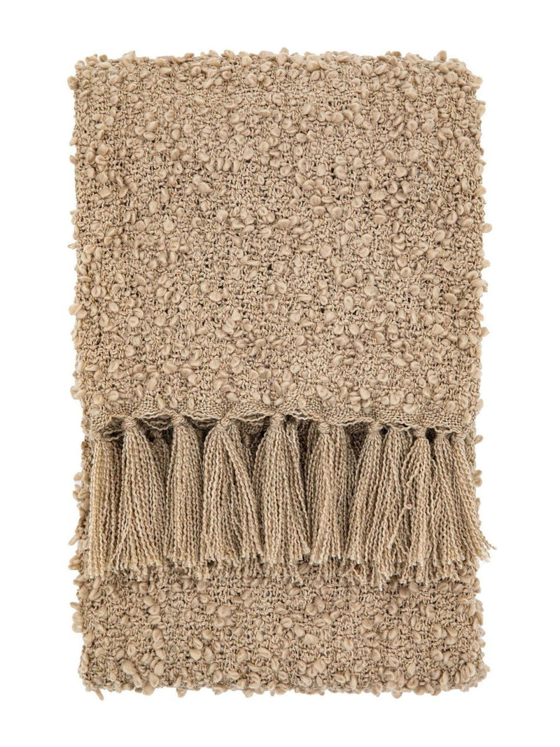 Gallery Home Brown Bologna boucle throw - UK version