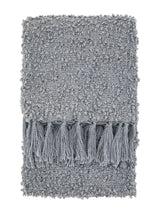 Next Gallery Home Grey Bologna Boucle Throw Blanket 130cm x 200cm- Buy online at McGrocer