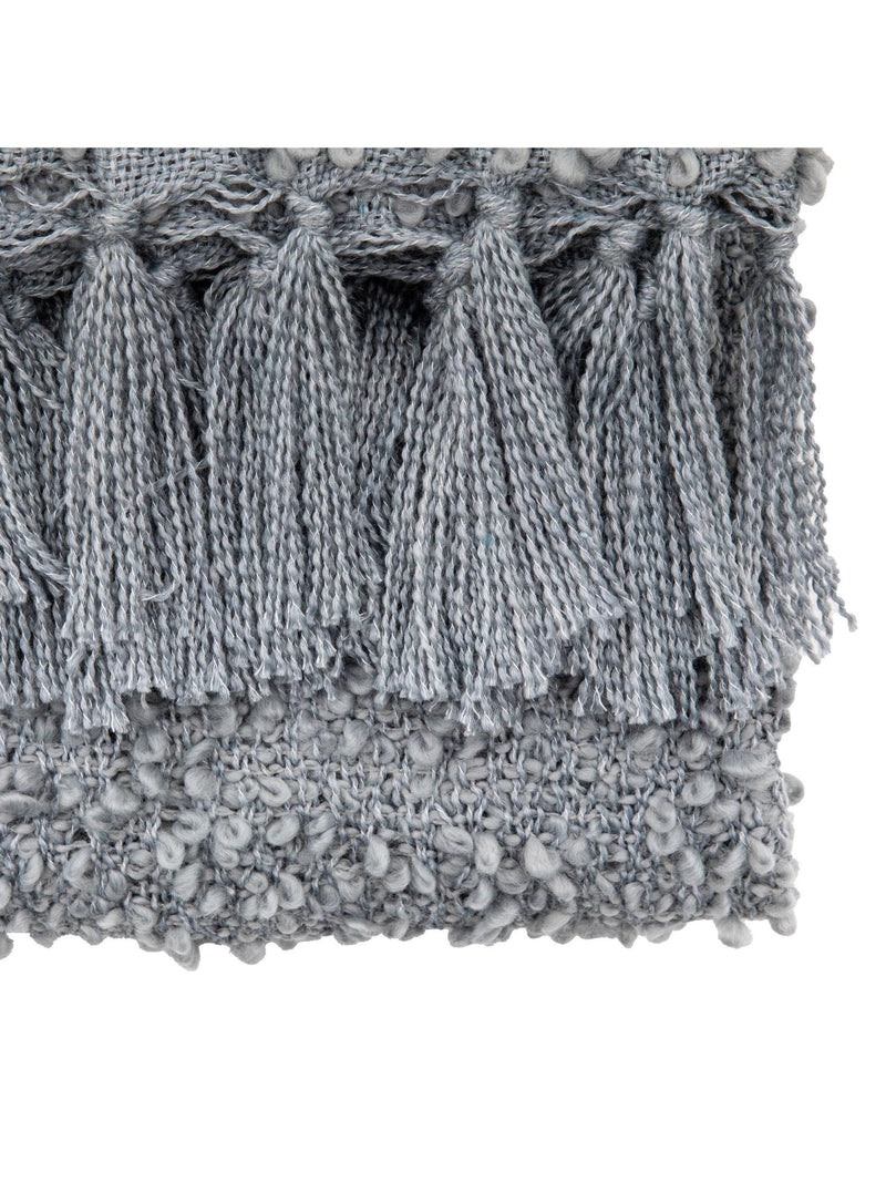 Gallery Home grey boucle throw 200x130cm, UK version