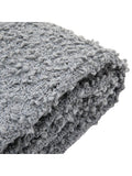 Gallery Home grey boucle throw 200x130cm, UK version