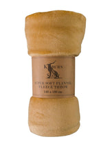 Next Gallery Home Brown Rolled Flannel Fleece Throw- Buy online at McGrocer