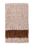Gallery Home brown herringbone throw 200x180cm - British product