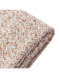 Gallery Home brown herringbone throw 200x180cm - British product