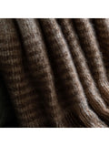 Gallery Home brown fringe throw, UK version