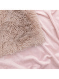 Gallery Home faux fur throw purple juniper - British product
