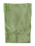 Gallery Home green rolled flannel fleece throw (British brand)