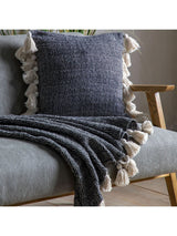 Next Gallery Home Black Woven Throw- Buy online at McGrocer