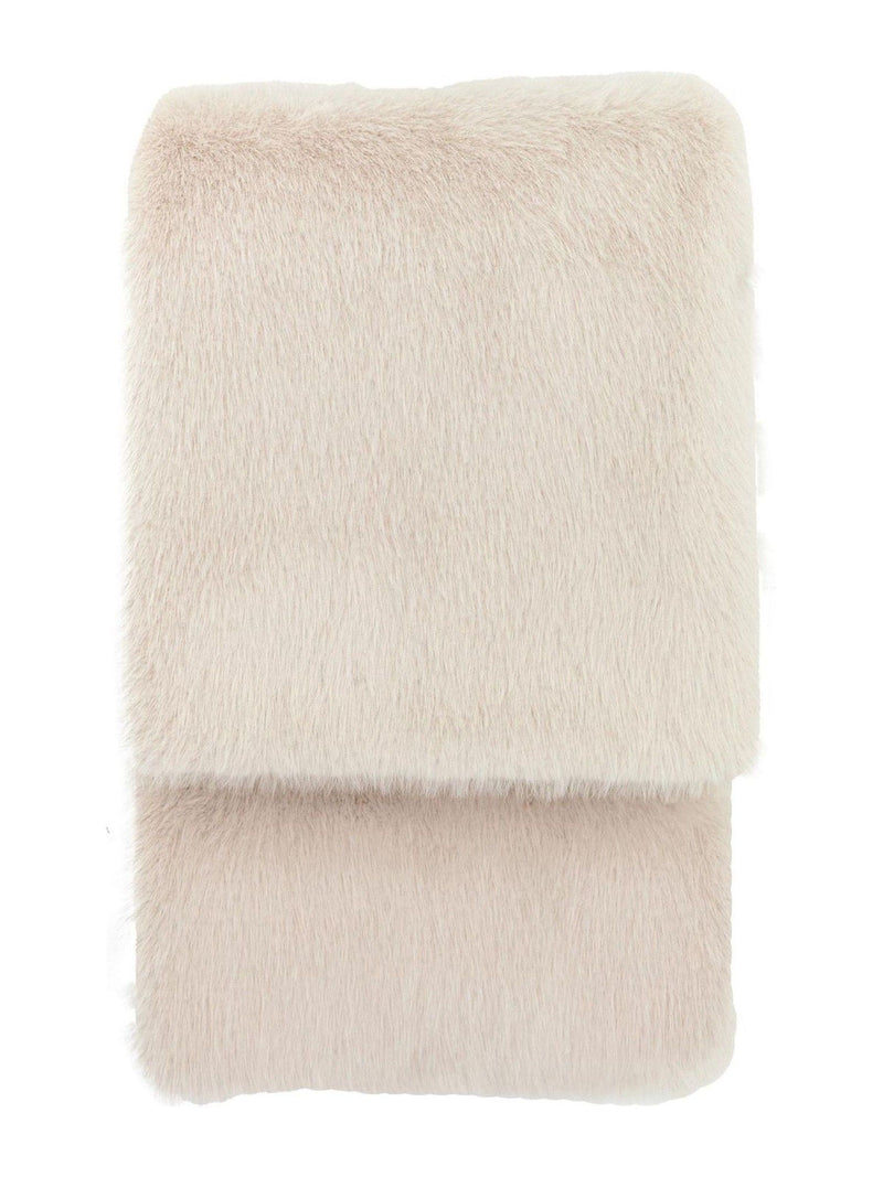 Gallery Home brown maple faux fur throw, 200x150cm - British product