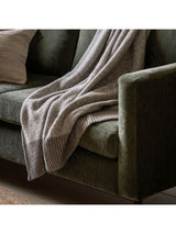Next Gallery Home Grey Knitted Parting Throw Blanket 200x130cm- Buy online at McGrocer