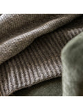 Gallery Home grey knitted throw (British brand)