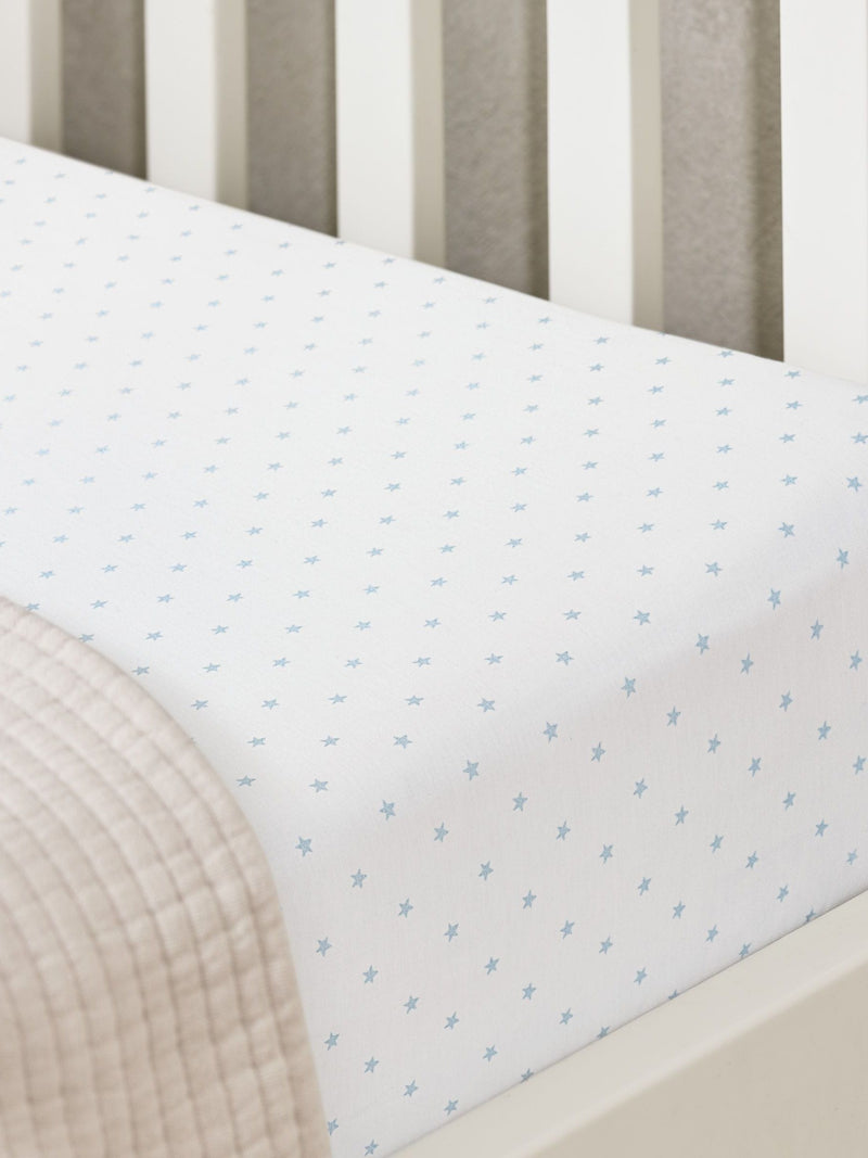 The White Company Blue Bed Sheet