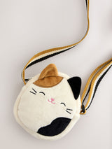 Next Squishmallow Brown/Cream Cat Cross Body Bag 16cm- Buy online at McGrocer