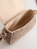 Western cross-body bag with animal print, imported from the UK