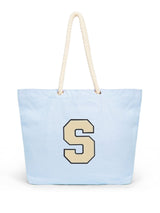 Next Alphabet Personalised Women's Marine Style 100% Cotton Tote Bag- Buy online at McGrocer