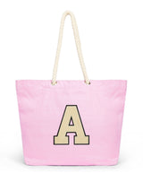 Next Alphabet Personalised Women's Marine Style 100% Cotton Tote Bag- Buy online at McGrocer