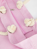 Alphabet personalised cotton tote bag with marine style (British brand)