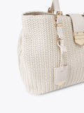 Carvela cream woven tote bag - British product
