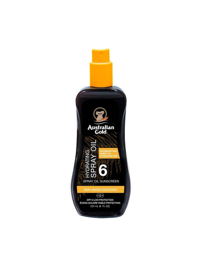 Next Australian Gold SPF 6 Hydrating Spray Oil with Carrot Oils Self Tanning Spray Oil 237ml- Buy online at McGrocer
