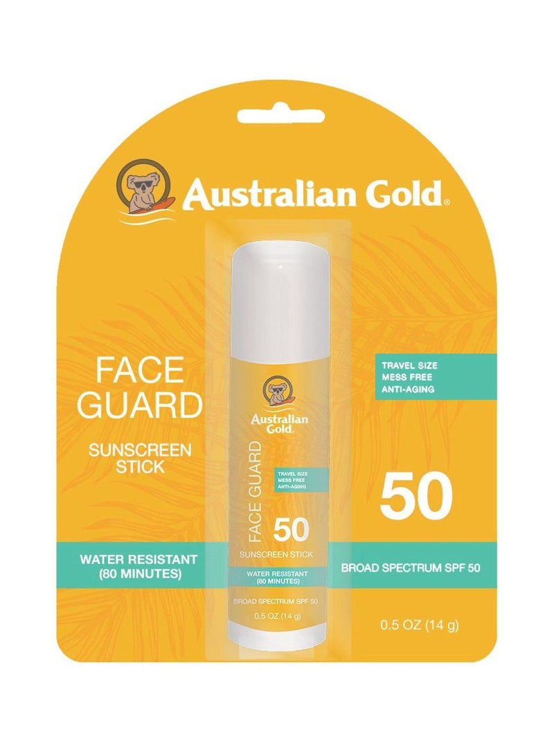 Australian Gold SPF 50 face guard suncream stick - British product