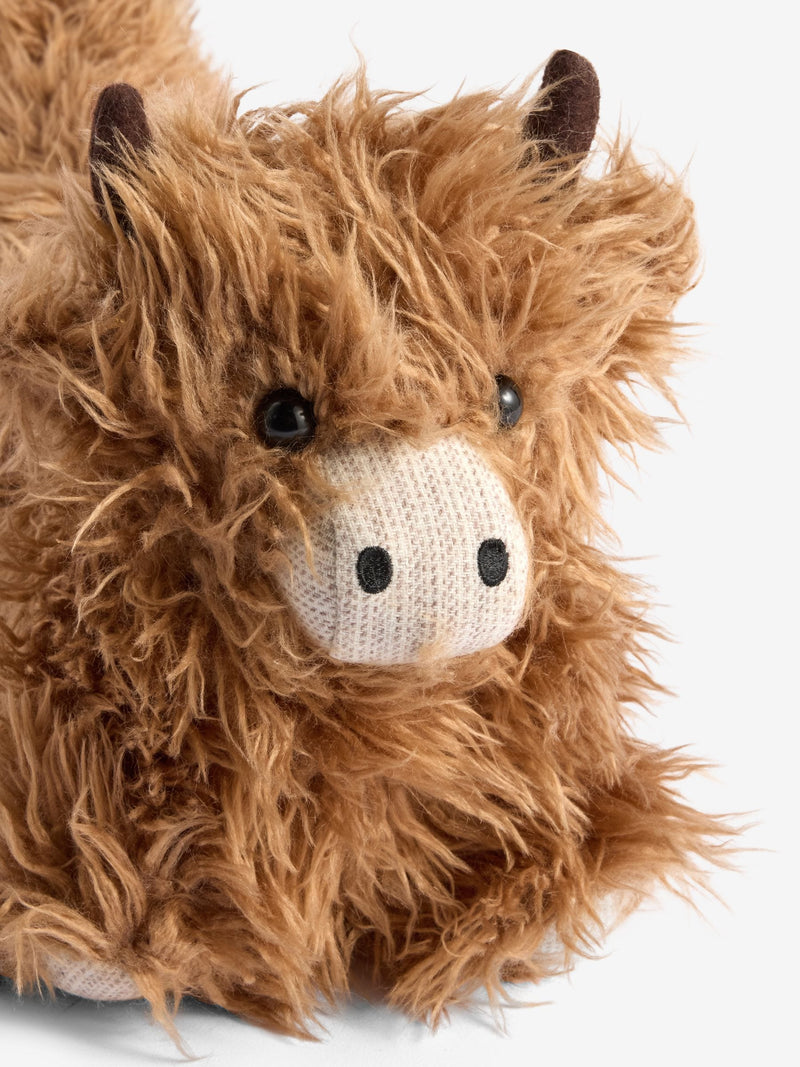 Hamish the Highland Cow draught excluder, imported from the UK