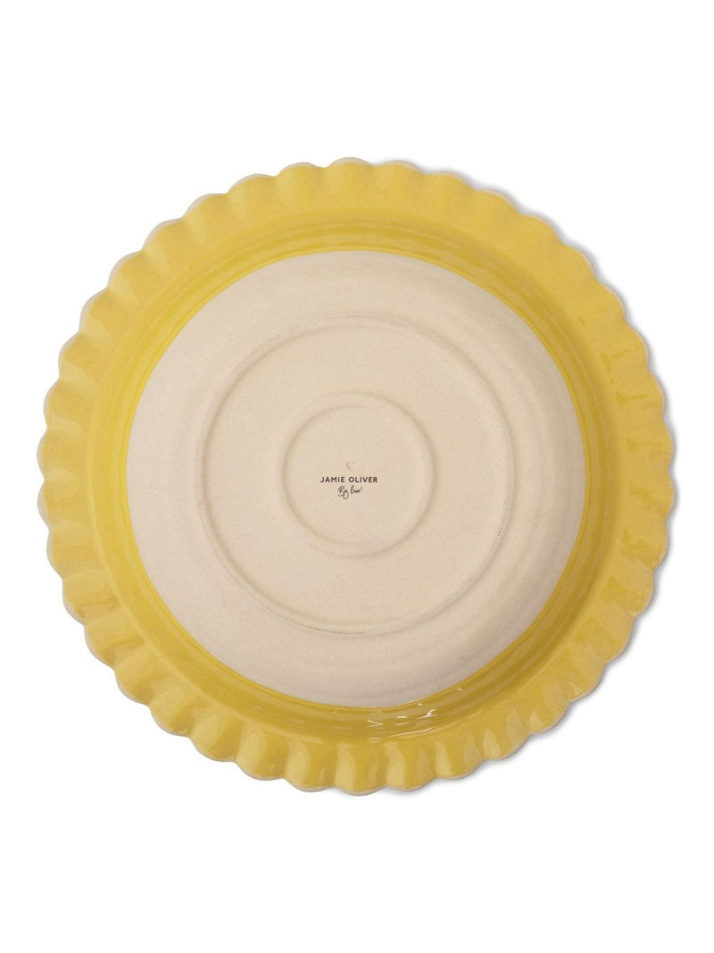 Jamie Oliver Yellow Big Love Super Server stoneware serving dish, UK version