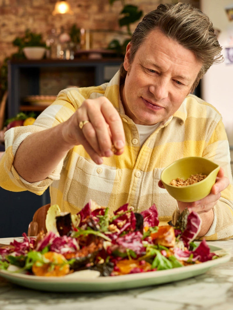 Jamie Oliver Green Big Love stoneware feast platter, UK version
