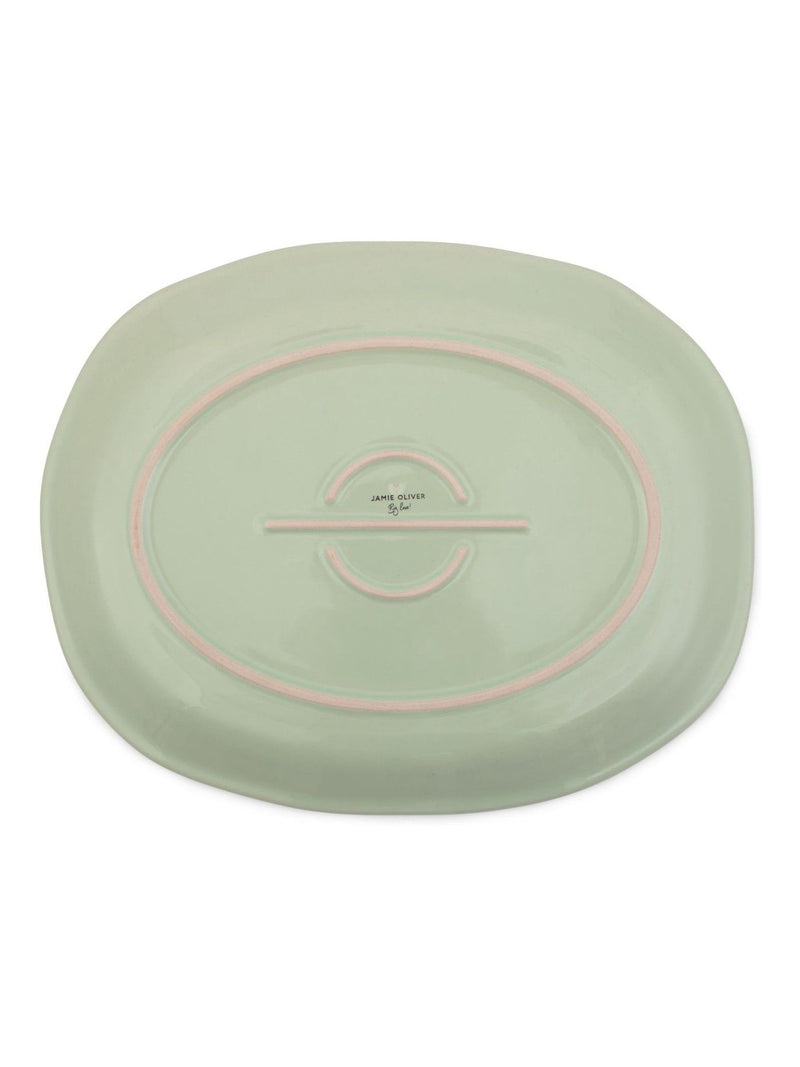 Jamie Oliver Green Big Love stoneware feast platter, UK version