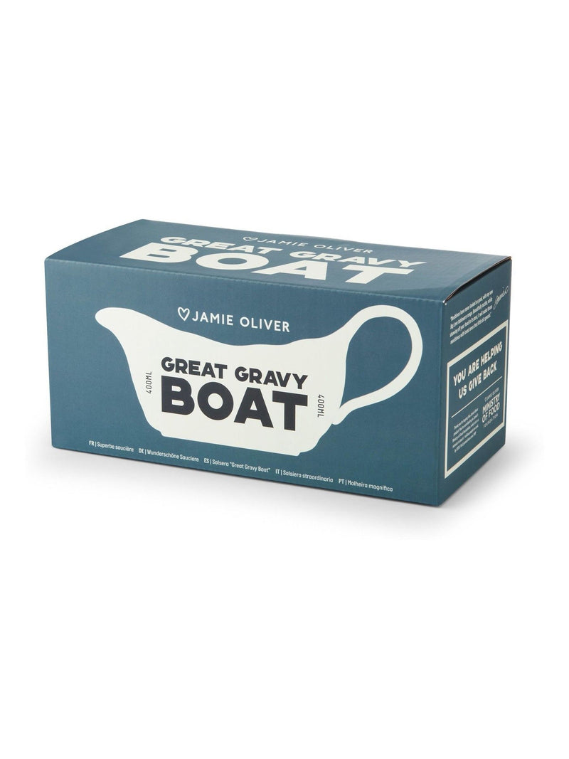 Jamie Oliver White Big Love gravy boat 400ml, UK version