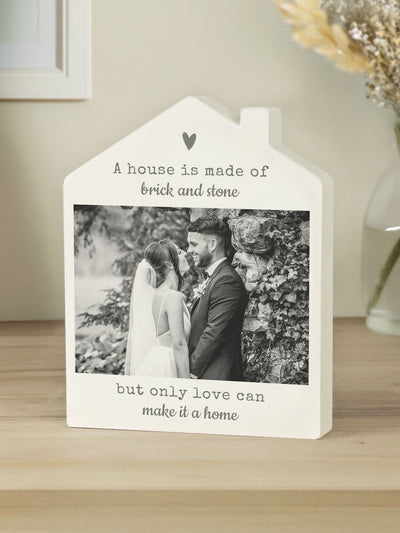 Next PMC Personalised Photo Upload Wooden House Ornament- Buy online at McGrocer