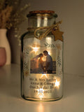 PMC personalised photo LED light up jar, imported from the UK