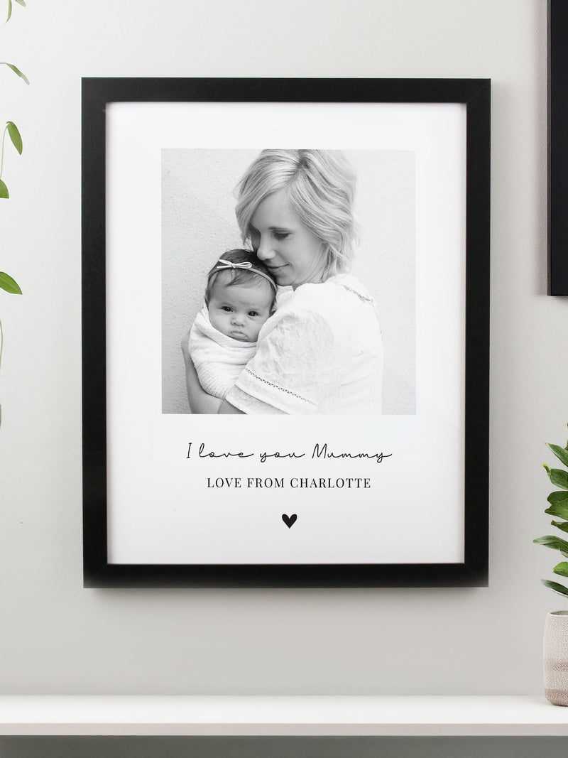 PMC personalised photo framed print 30.6x38.2 cm, imported from the UK
