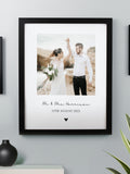 PMC personalised photo framed print 30.6x38.2 cm, imported from the UK