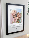 PMC personalised photo framed print 30.6x38.2 cm, imported from the UK