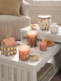 Orange Blossom floral decorative candle 13.5cm, UK version