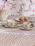 Cath Kidston Cream Spring Birds Teacup & Saucer Set