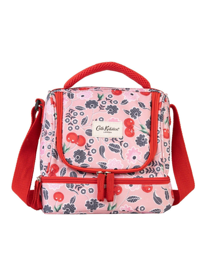 Cath Kidston Pink Cherry Picnic Rug and Cool Bag Set