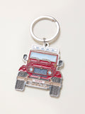 FatFace Red Off Roader keyring - British product