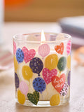 White Jasmine Birthday Candle 9cm, imported from the UK