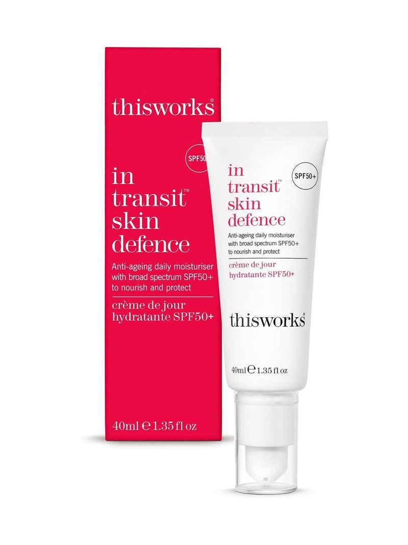 This Works In Transit Skin Defence Moisturiser 40ml (British brand)