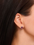 Thomas Sabo red romance heart ear studs (British brand)