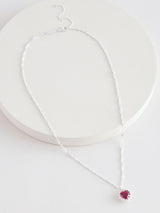 Next Thomas Sabo Red Romance Heart Chain Pendant Adjustable 40-45 cm Silver Necklace- Buy online at McGrocer