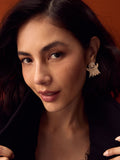White Halloween ghost stud earrings (British brand)