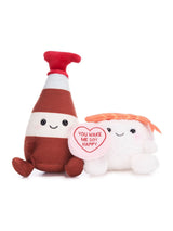 Next Swizzels Love Hearts Soy Sauce & Sushi Plush Soft Toy 19cm- Buy online at McGrocer