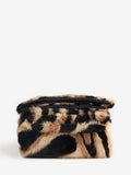 Rockett St George black tiger faux fur throw 150x200cm (British brand)