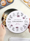 Personalised Wild Flowers Cake Tin by PMC